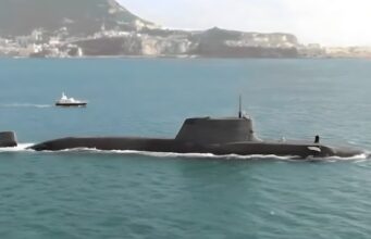 Armed British nuclear submarine sets sail