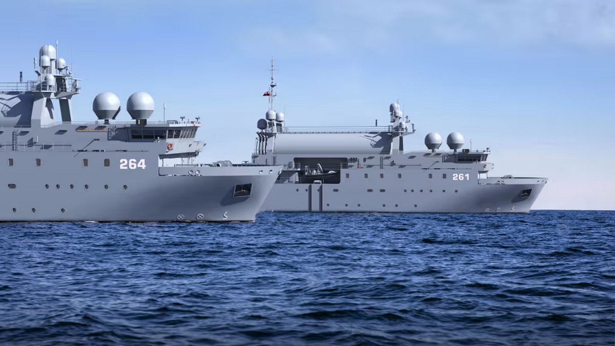 Saab launches second Polish spy ship
