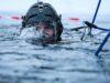 American and Estonian divers train under ice in Baltic