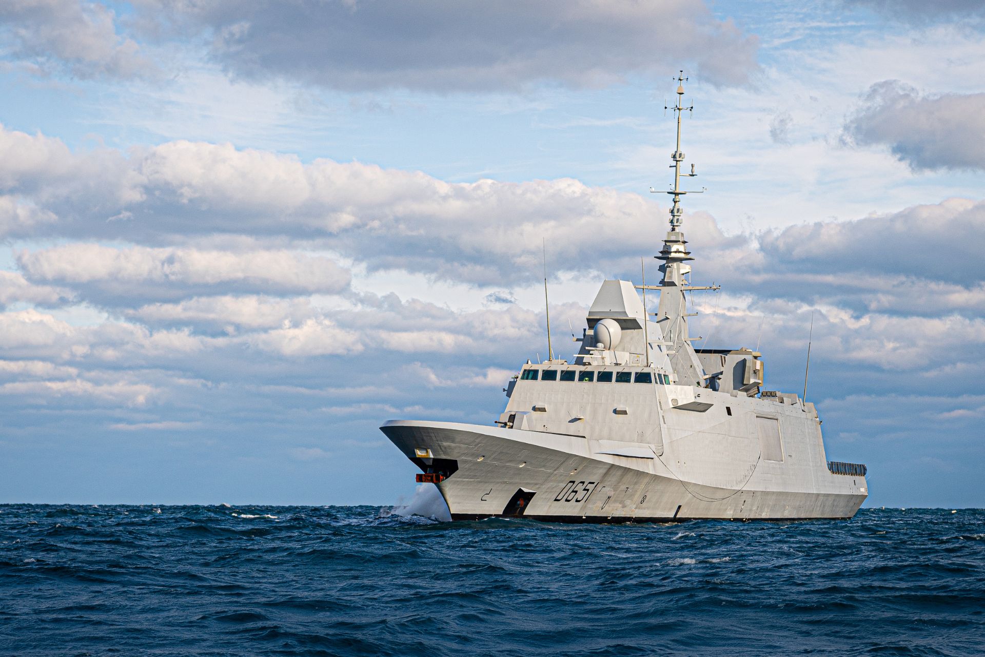 Advanced French warship arrives in Glasgow