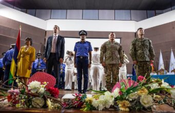 American and allied forces exercise with Mauritius