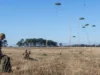 British paratroopers drop into France