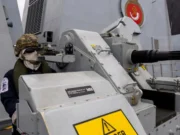 British warship downs drones and missiles off UK coast