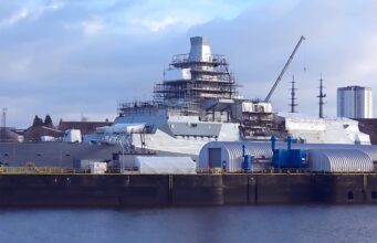Images show huge new British warship ahead of sea trials