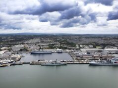Small fire extinguished on Royal Navy vessel at Devonport