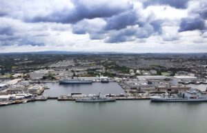 Small fire extinguished on Royal Navy vessel at Devonport