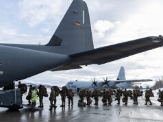 French-German air transport squadron moves U.S. Marines