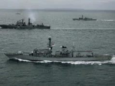 Multiple British naval ships track Russian vessels around UK