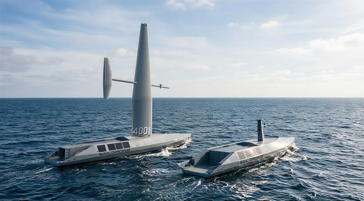 Saildrone unveils large unmanned warship concept