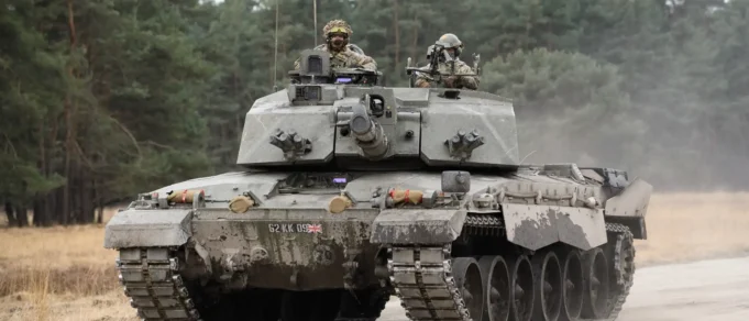 British Army trials drone warfare from moving tanks