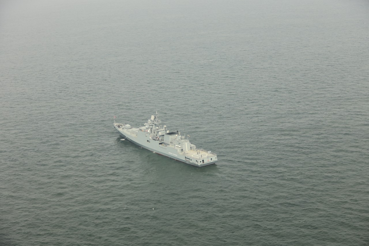 Royal Navy maintains unbroken watch on Russian warship