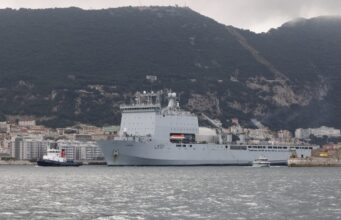 Royal Navy crewless mine-hunter docks in mothership