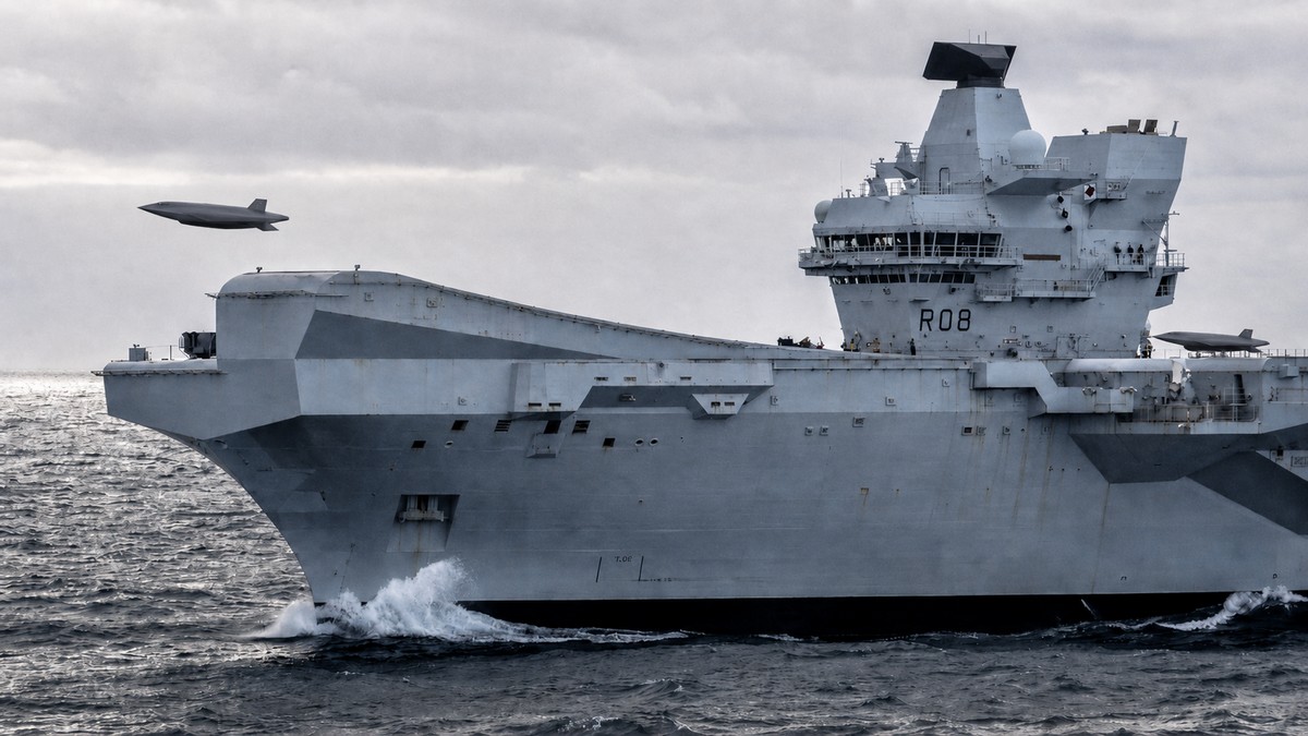 British aircraft carrier to fly combat drone within 18 months