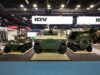 Leonardo’s IDV unveils uncrewed light tank at Eurosatory Military tanks on display at an exhibition hall with bright overhead lighting and large IDV signs in the background.