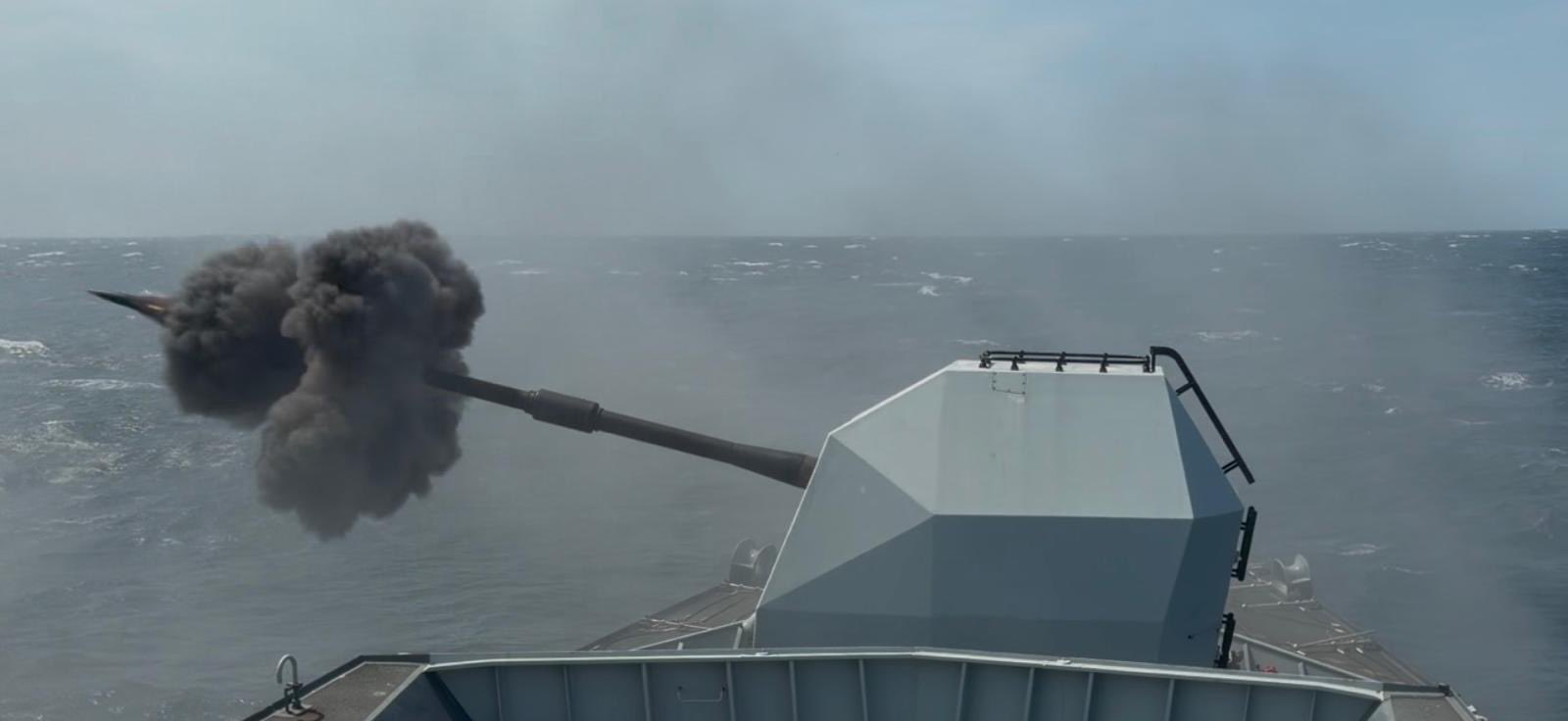 British frigate opens fire off UK coast