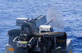 American warship opens fire with new gun in Indian ocean