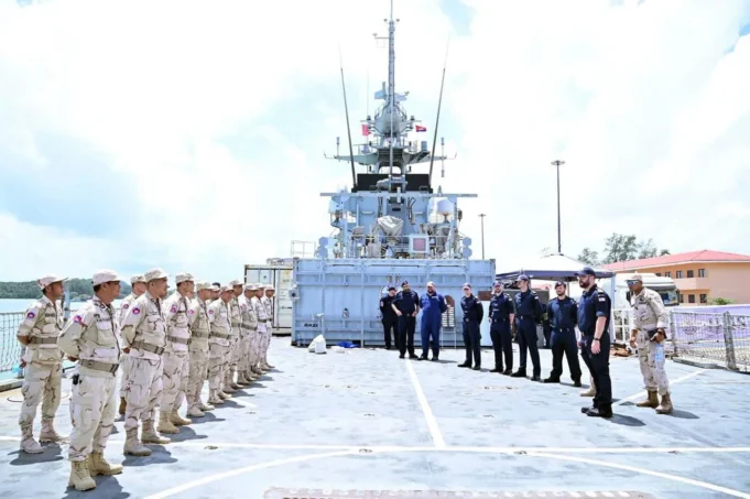 British warship makes first visit to Ream Naval Base