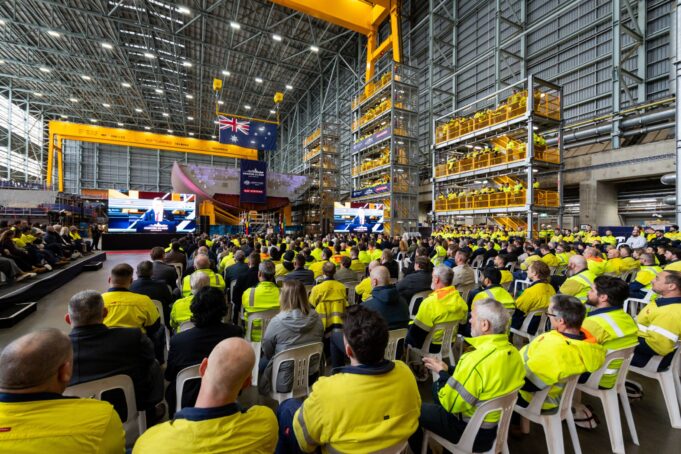 First Hunter-class frigate keel laid in Australia