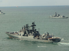 British warships shadow Russian vessels for 72 hours