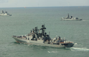 British warships shadow Russian vessels for 72 hours