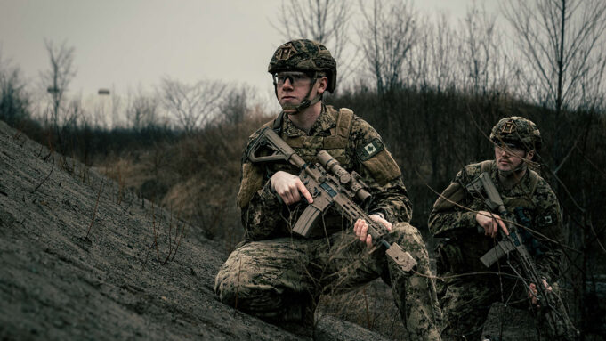 New Canadian rifle shown in Britain for the first time