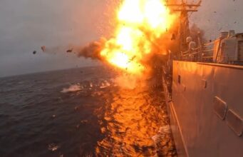 American warship sunk by missiles off Scotland in live fire