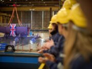 Two new British support ships named at Appledore
