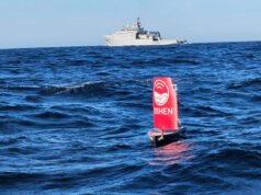 British robot sailboats test submarine picket line