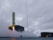 Skyrora hot fires scaled-down orbital rocket in Scotland