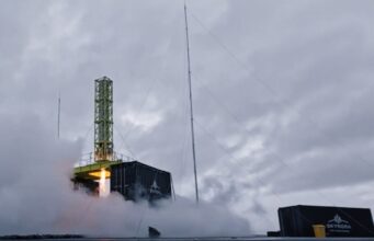 Skyrora hot fires scaled-down orbital rocket in Scotland