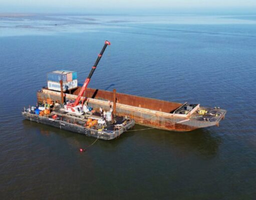 Vessels installed as targets at UK weapons range