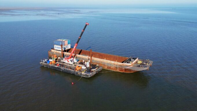 Vessels installed as targets at UK weapons range