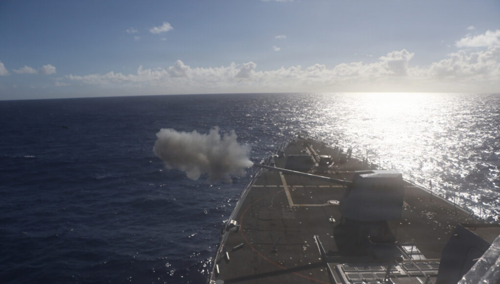 Frank E. Petersen Jr. Conducts a Live-Fire Exercise