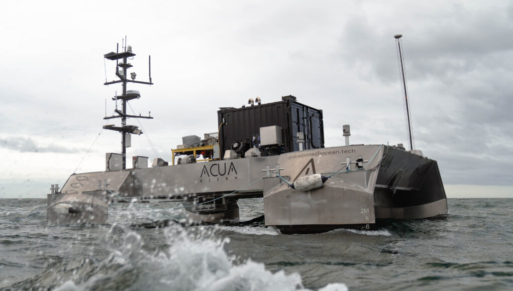 ACUA USV PIONEER - ROV Deployment
