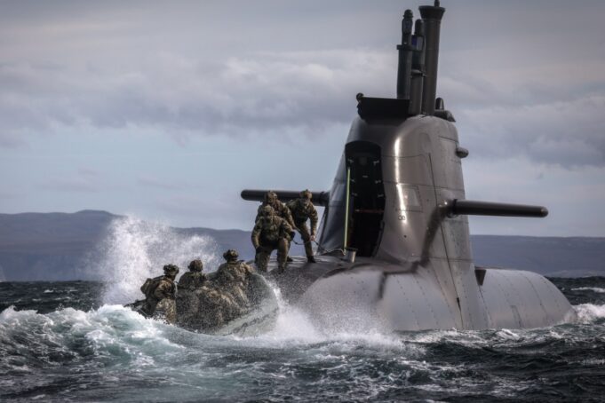 Commandos land from German submarine on Scottish coast