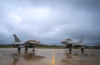 British jets escort French jets on ‘nuclear strike’