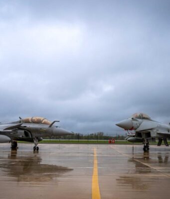 British jets escort French jets on ‘nuclear strike’