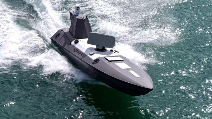 Kraken and Saab test autonomous drone-seeker vessel