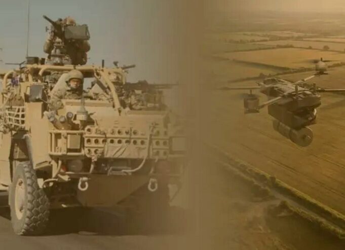 Supacat shows Jackal flying drones and carrying a robot
