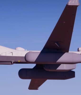 Early warning radar flown on Protector type airframe